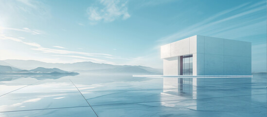 modern building in the sky