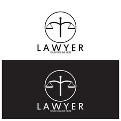 justice law Logo Template
