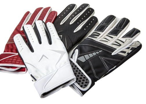 set of football gloves isolated on white background, PNG