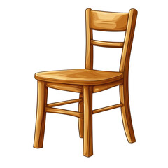 Simple wooden chair rustic charm home decor