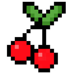Fruit of Pixel Art element