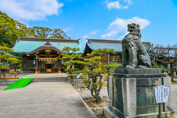 Fototapeta premium 結城神社の風景 三重県津市 日本