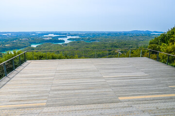 Fototapeta premium 横山展望台 横山天空カフェテラス 三重県志摩市 日本