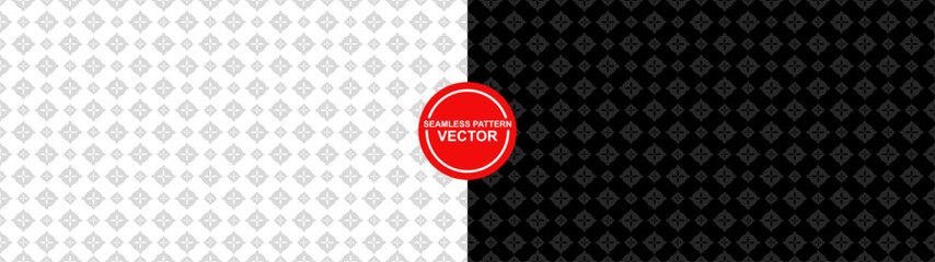 seamless pattern designed with abstract style and black color