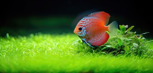 tropical fish in aquarium