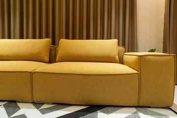 empty sofa in living room