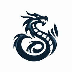 dragon logo vector