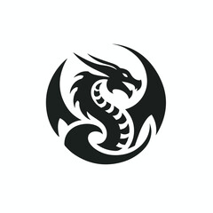 dragon logo vector