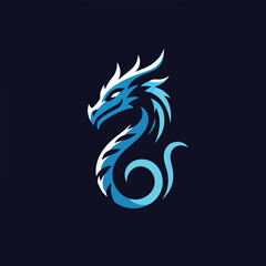 dragon logo vector