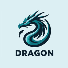 dragon logo vector
