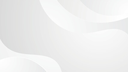 abstract white background wave curve shape business web banner elegant gradient wallpaper