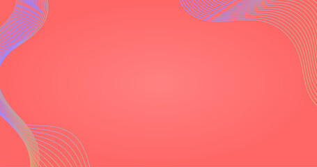 Abstract background with wavy lines and space for text. Vector illustration.