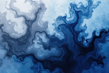 Fototapeta premium Mesmerizing Ink in Water: Abstract Photography of Swirling Colors and Movement