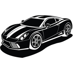 Naklejka premium exotic car shadow