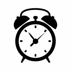 Alarm Clock Icon Vector Design.