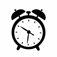 Alarm Clock Icon Vector Design.
