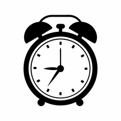 Alarm Clock Icon Vector Design.