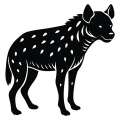 hayena vector sihouette