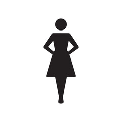 silhouette of a woman