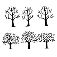 Obraz premium four seasons tree
