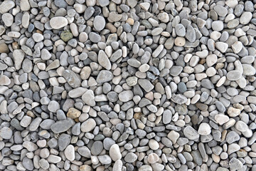 Texture, background with many small pebbles