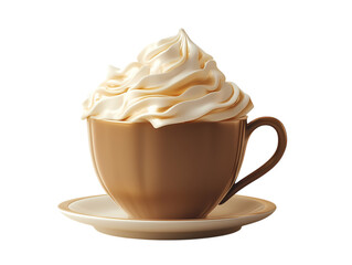 hot chocolate cup, Cocoa, Winter drink. isolated on transparent background.