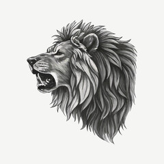 Obraz premium lion vector illustration