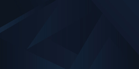 Fototapeta premium Black blue abstract background. Modern geometric shapes.