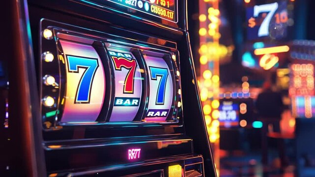 slot machine wins the jackpot 777 in casino, win 777 jackpot with prizes and coins, gambling, footage, 4k footage, videos, video clip, slow motion, video wallpaper, animation, 4k