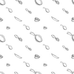 kitchen utensil pattern. kitchenware seamless pattern. doodle cooking utensil seamless pattern. doodle kitchen background
