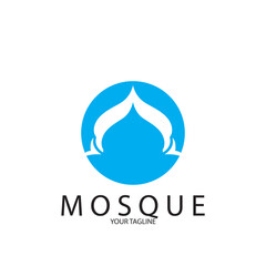 mosque icon vector illustration template design