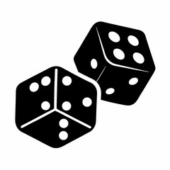 dice on white