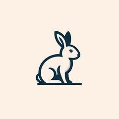 rabbit logo vector