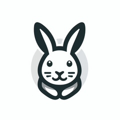 rabbit logo vector