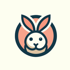 rabbit logo vector