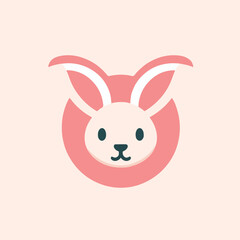 rabbit logo vector