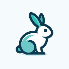 rabbit logo vector