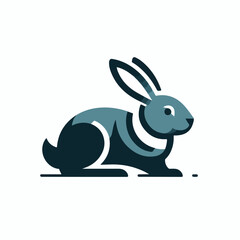 rabbit logo vector