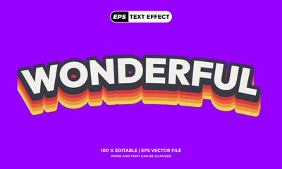 Text Effects 3D Editable New Design