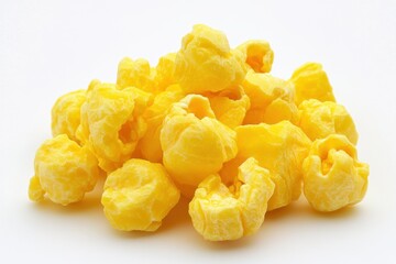 Pile of yellow popcorn kernels