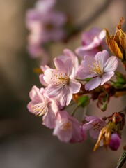 Obraz premium Beautiful pink blossoms signal the arrival of spring