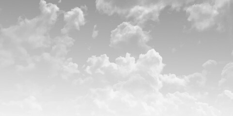 Gray sky with Clouds, a dramatic look. Sky clouds background. Vector illustration.