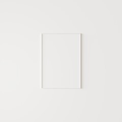 Wall empty frames to showcase your work and arts