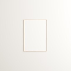 Wall empty frames to showcase your work and arts