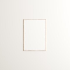 Wall empty frames to showcase your work and arts