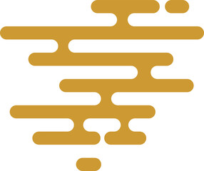 Chinese Golden Cloud Icon