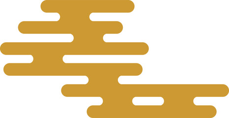 Chinese Golden Cloud Icon