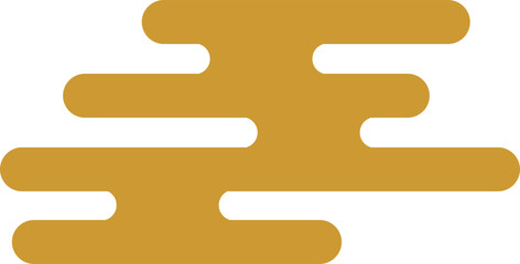 Chinese Golden Cloud Icon
