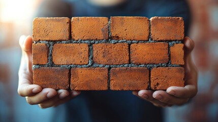 Building a Strong Foundation: A Brick in Hands