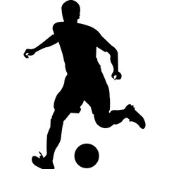 Soccer Player Silhouette